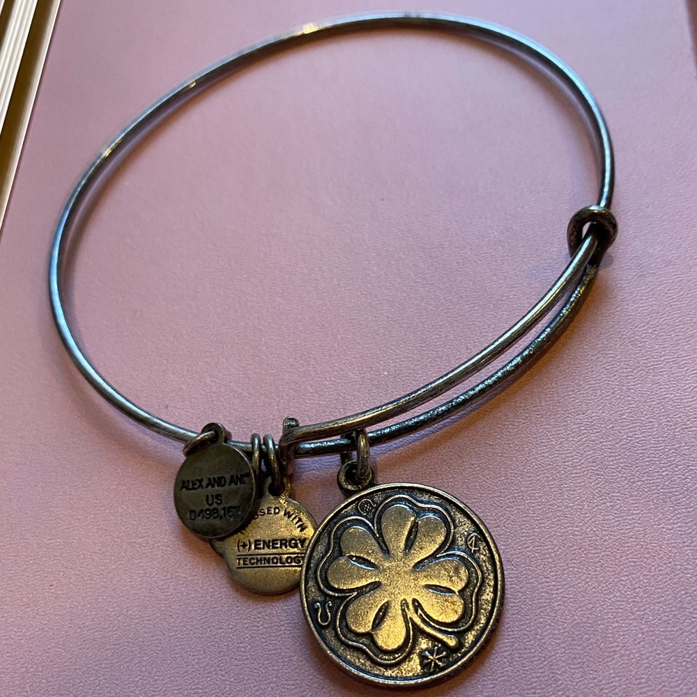 Alex and Ani shamrock bracelet